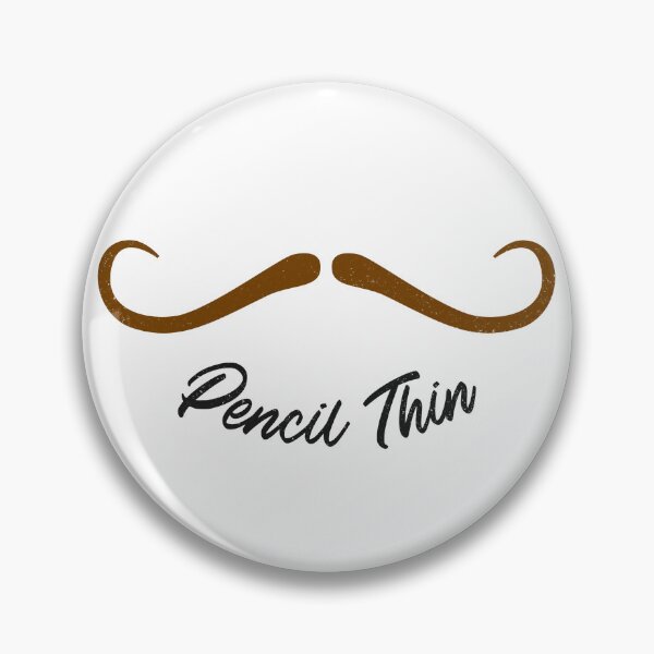 Item preview, Pencil Thin Mustache designed and sold by ParrotHeadSwag.