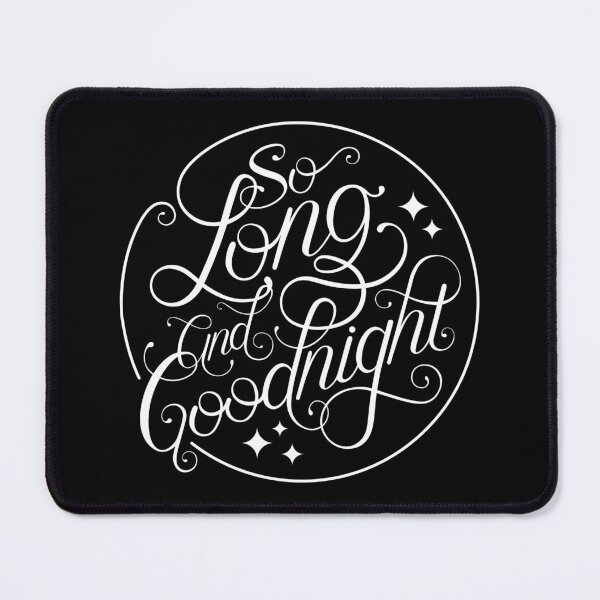Item preview, So Long and Goodnight Helena Lettering Art designed and sold by SoftlySorrows.