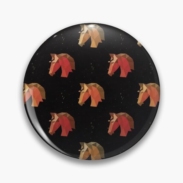 Item preview, Fire Horse Neon Zodiac 2026 — Low-Poly Geometric Pattern designed and sold by dose-of-art-lab.