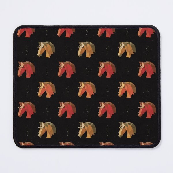Item preview, Fire Horse Neon Zodiac 2026 — Low-Poly Geometric Pattern designed and sold by dose-of-art-lab.