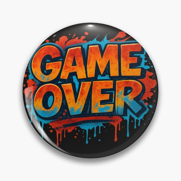 Artikelvorschau, Game Over – Pixelkunst im Graffiti-Stil entworfen und verkauft von nigejohn.