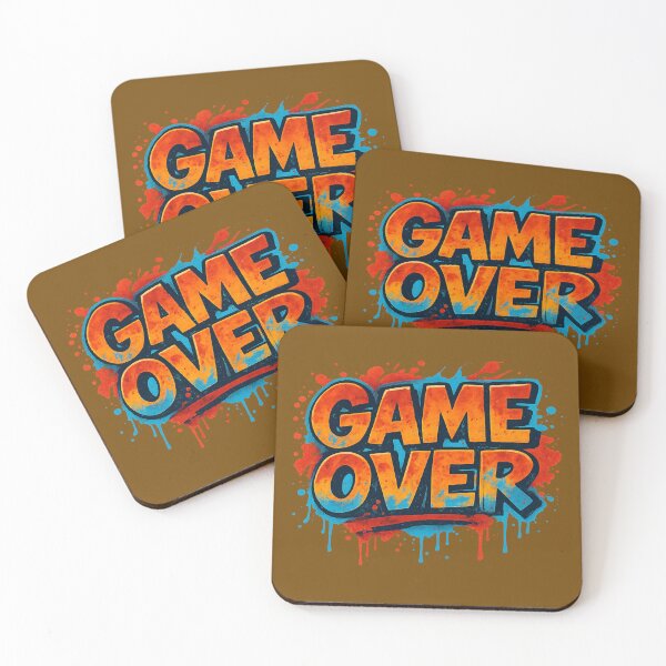 Item preview, Game Over – Graffiti Style Pixel Art designed and sold by nigejohn.