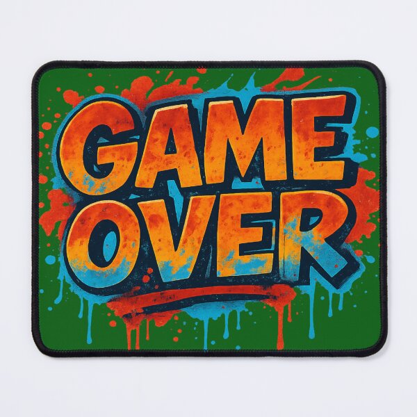 Artikelvorschau, Game Over – Pixelkunst im Graffiti-Stil entworfen und verkauft von nigejohn.