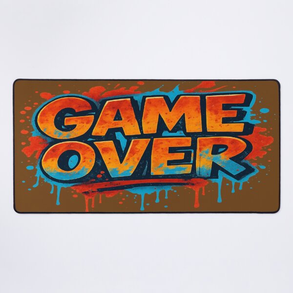 Item preview, Game Over – Graffiti Style Pixel Art designed and sold by nigejohn.