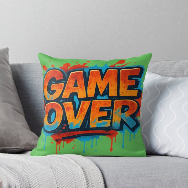 Item preview, Game Over – Graffiti Style Pixel Art designed and sold by nigejohn.