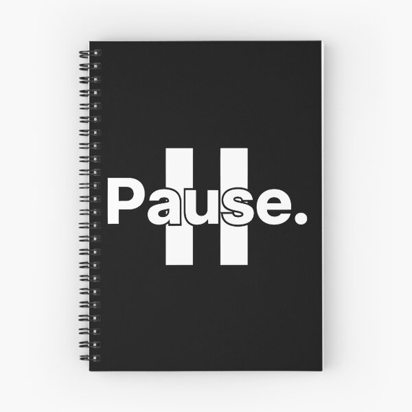 Item preview, Pause Breathe Continue Mindfulness Design with Semicolon Motif designed and sold by Fuechse.