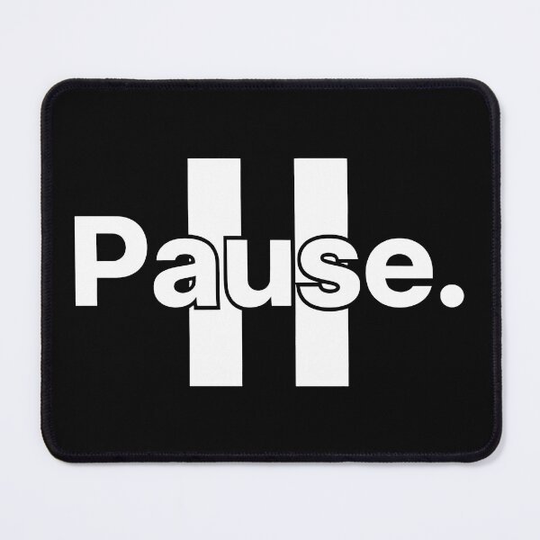Item preview, Pause Breathe Continue Mindfulness Design with Semicolon Motif designed and sold by Fuechse.