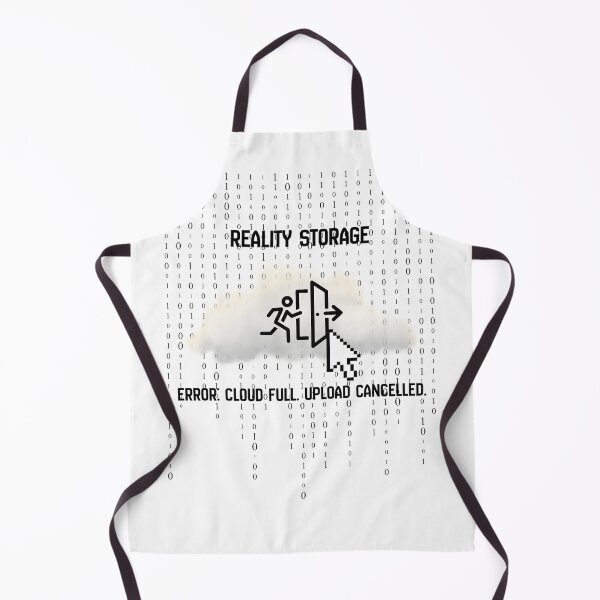 Item preview, Reality Cloud Storage - Simulation Error T-Shirt designed and sold by PopNInk.