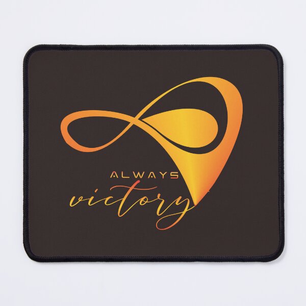 Item preview, always victory abstract illustrative typography designed and sold by TubulGraphics.
