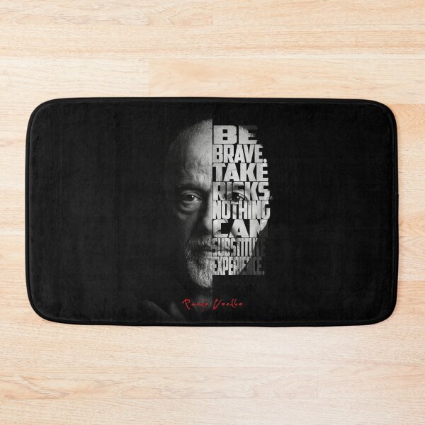Item preview, Paulo Coelho Split Face Quote Poster designed and sold by Enea Kelo.