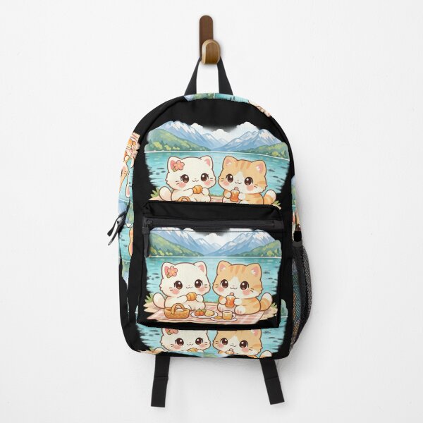 Item preview, Lake Annecy - kawaii cats designed and sold by DamioPolArt.