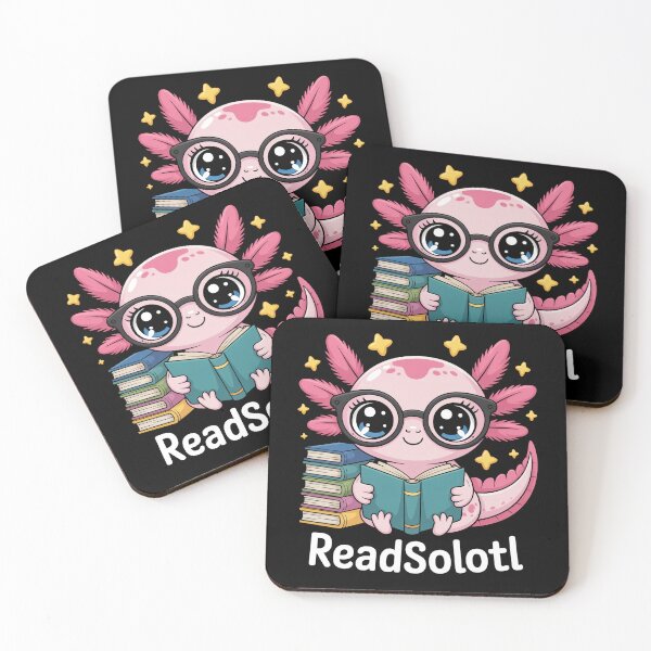 Item preview, Readsalotl Funny Reading Axolot designed and sold by BloomMarch.
