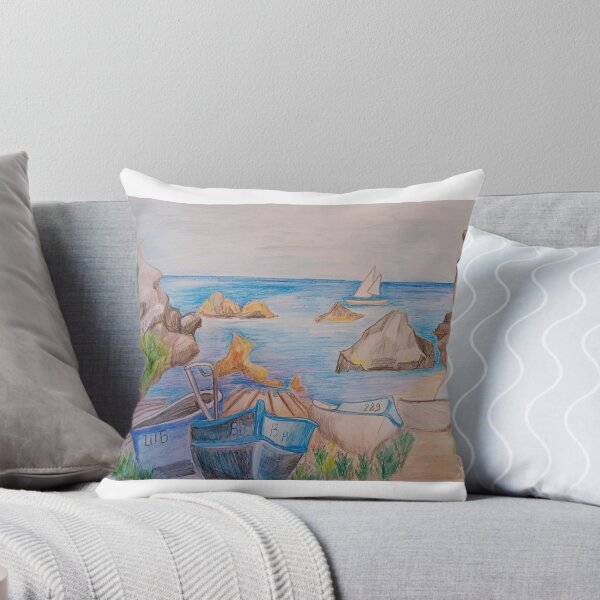 Item preview, Tyulenovo Black Sea Coast – Boats & Cliffs, Dobrich Region Bulgaria Coastal Landscape designed and sold by Cvetok.