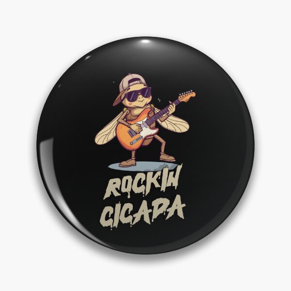 Item preview, ROCKIN CICADA T-SHIRT MUSIC designed and sold by NinaCreator.