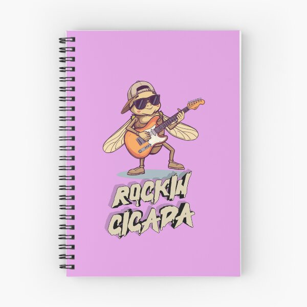 Item preview, ROCKIN CICADA T-SHIRT MUSIC designed and sold by NinaCreator.