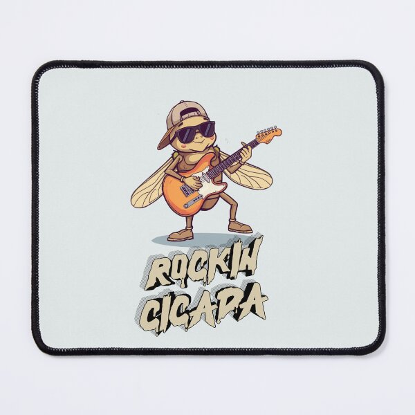 Item preview, ROCKIN CICADA T-SHIRT MUSIC designed and sold by NinaCreator.