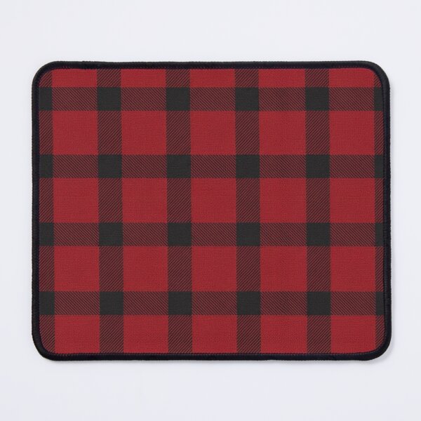 Item preview, Red Black Buffalo Plaid Lumberjack Pattern Rustic Cabin Woodland Design designed and sold by Fabricbella.
