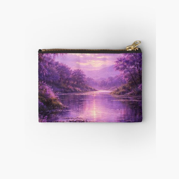 Item preview, Enchanted river under purple sky designed and sold by JuViRo.