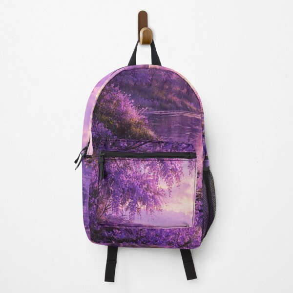Item preview, Enchanted river under purple sky designed and sold by JuViRo.