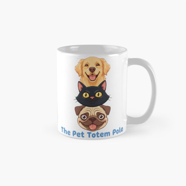 Item preview, The Pet Totem Pole – Cute Dog and Cat Stacking Design designed and sold by Fuechse.