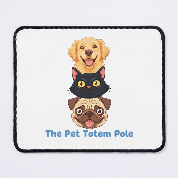 Item preview, The Pet Totem Pole – Cute Dog and Cat Stacking Design designed and sold by Fuechse.
