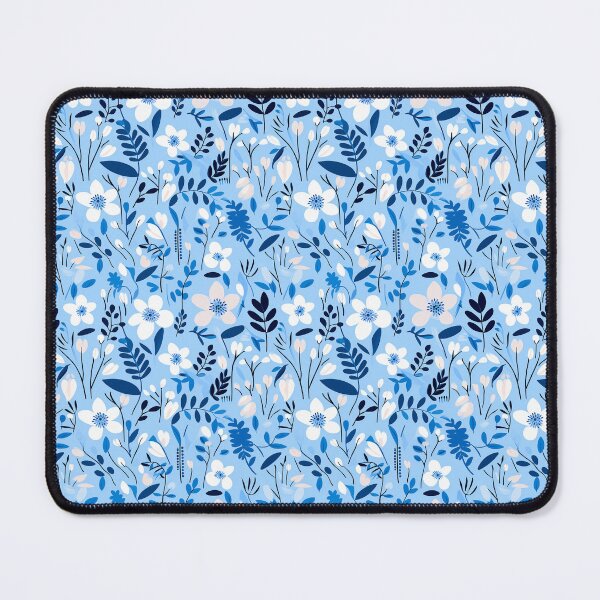 Item preview, Blue Florals 52 designed and sold by Dawne's Designs.