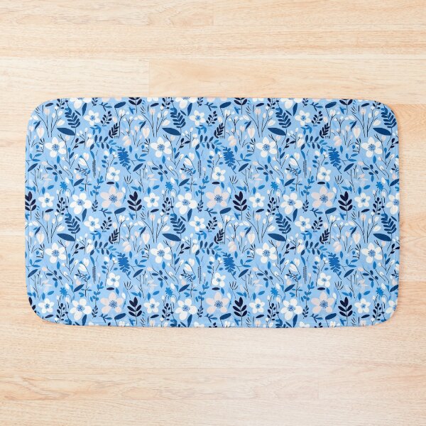 Item preview, Blue Florals 52 designed and sold by Dawne's Designs.