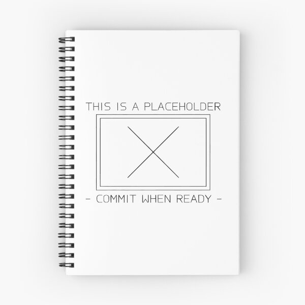Item preview, Commit When Ready – Fun Developer Placeholder Design designed and sold by Fuechse.