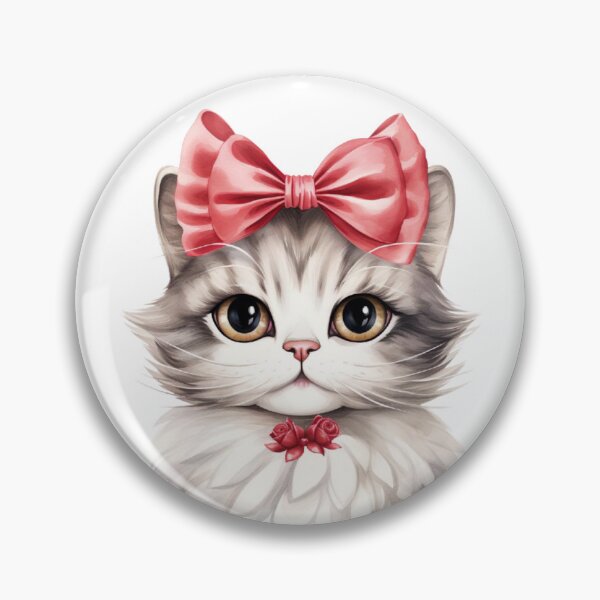 Item preview, Kitten with a bow designed and sold by KrisGraphic45.