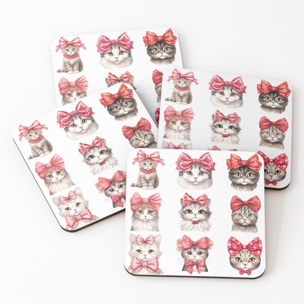 Item preview, Kitten with a bow designed and sold by KrisGraphic45.
