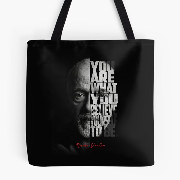 Item preview, Paulo Coelho Split Face Quote Poster designed and sold by Enea Kelo.