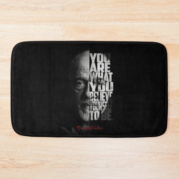 Item preview, Paulo Coelho Split Face Quote Poster designed and sold by Enea Kelo.