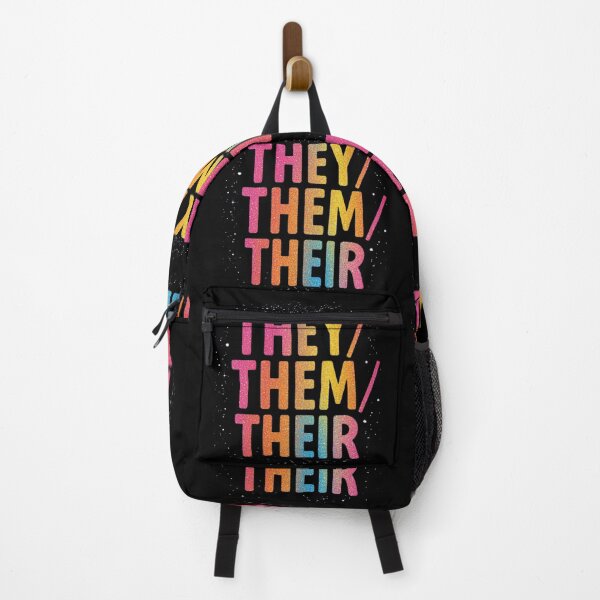 Item preview, They Them Their Pronouns Glitter Galaxy Pride Art designed and sold by rainbowgremlin.