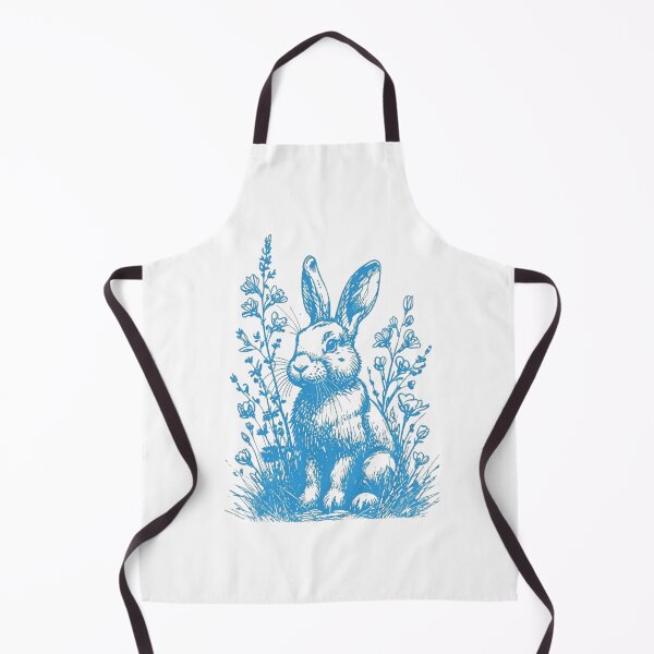 Item preview, Vintage Bunny Onesie Easter Rabbit Sketch Cottagecore Easter Heirloom Art Print designed and sold by WicketGate.