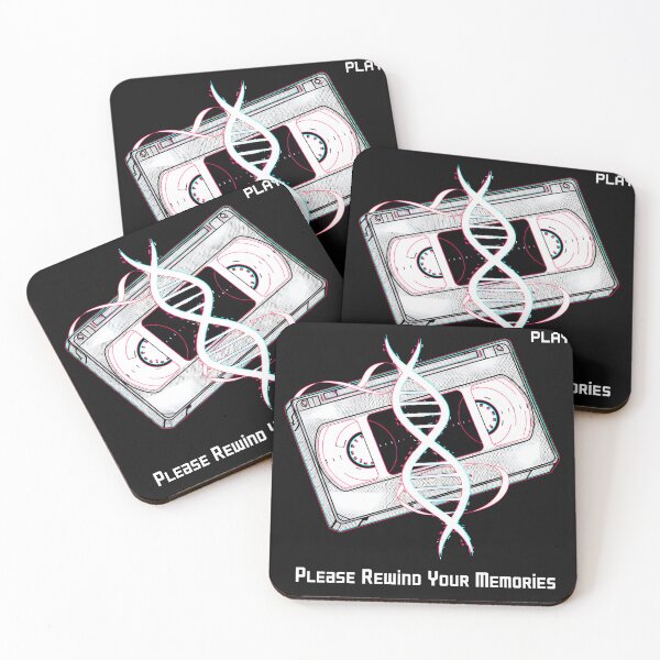 Item preview, Retro VHS DNA Helix Design Please Rewind Your Memories designed and sold by Fuechse.