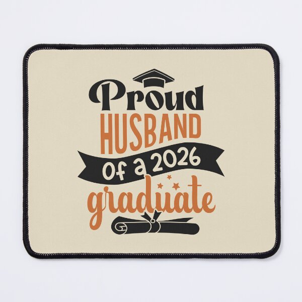 Item preview, Proud Husband Of A 2026 Graduate Family Member Graduation designed and sold by eclecTEEq.