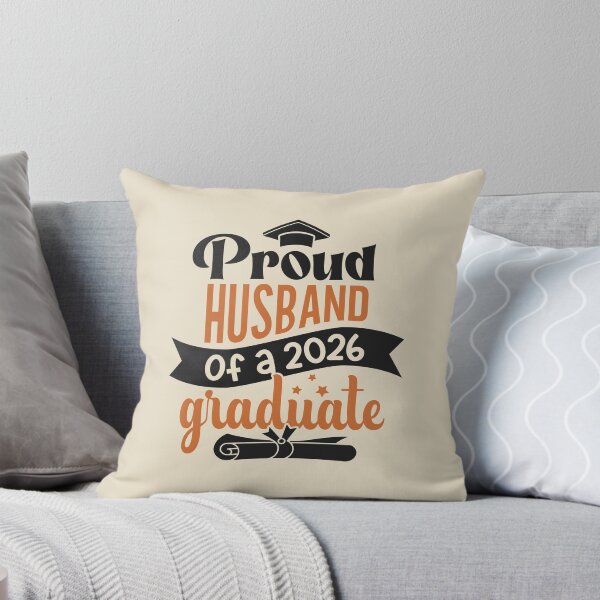Item preview, Proud Husband Of A 2026 Graduate Family Member Graduation designed and sold by eclecTEEq.