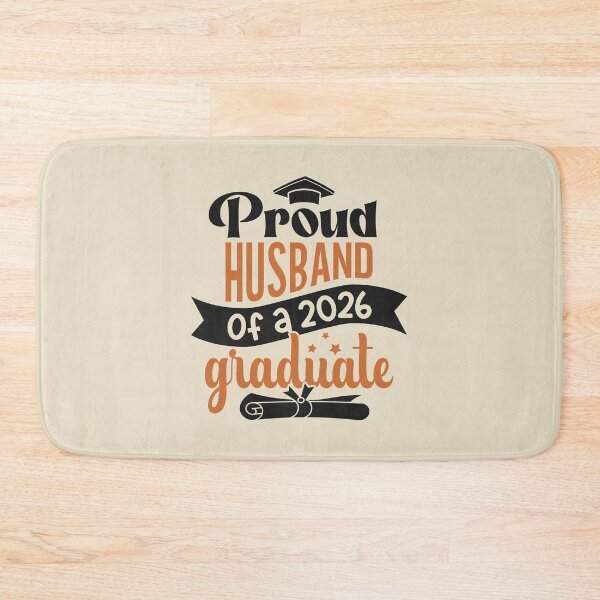 Item preview, Proud Husband Of A 2026 Graduate Family Member Graduation designed and sold by eclecTEEq.