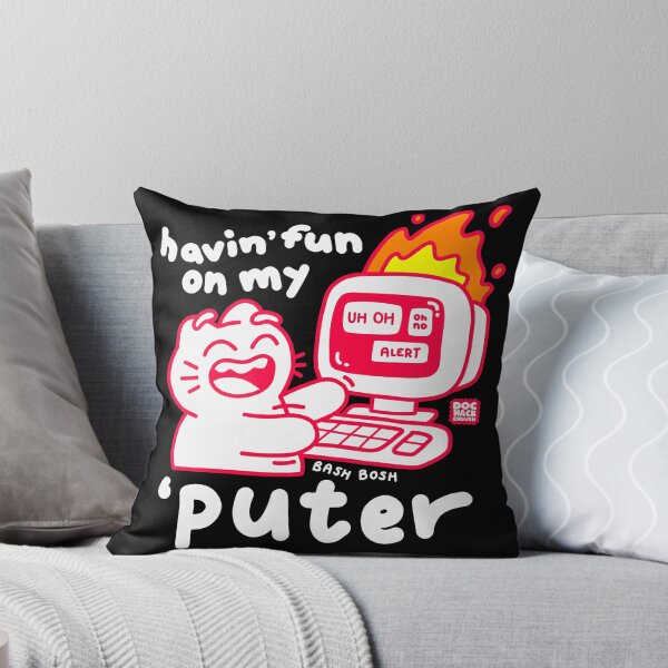 Item preview, Having Fun on my ‘Puter (dark) designed and sold by DocHackenbush.
