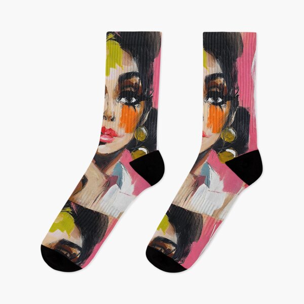 Item preview, Channel Bold Confidence with a Stylish Woman with Red Lipstick in Vibrant Color and Cigar Flair designed and sold by OlfactoART Studio.