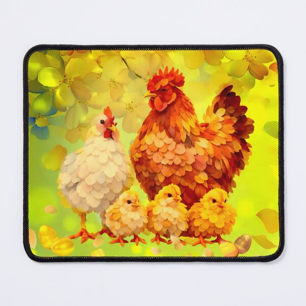 Item preview, Happy chicken family designed and sold by clarazen.