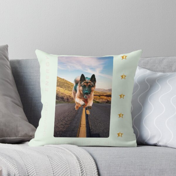 Item preview, German Shepherd T-Shirt – Shepherd Energy Design – Horizon Streetwear Dog Art designed and sold by InkWaveX.