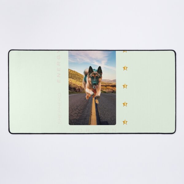 Item preview, German Shepherd T-Shirt – Shepherd Energy Design – Horizon Streetwear Dog Art designed and sold by InkWaveX.