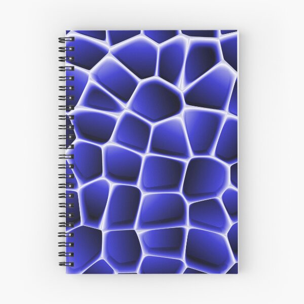 Item preview, Electric Blue Abstract Cell Pattern designed and sold by ScreenPin.
