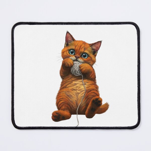 Item preview, Cute Ginger Kitten Playing with a Ball of Yarn designed and sold by CHRIST5000.