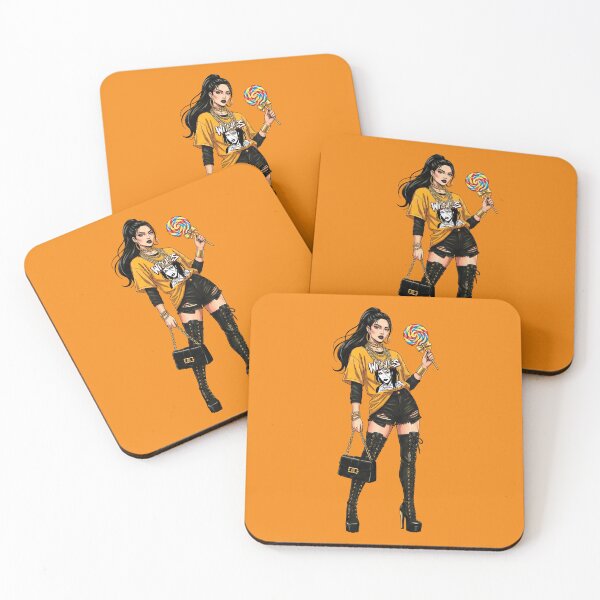Item preview, Luxury Streetwear Boss Girl Gold and Leather - High Fashion Candy Couture designed and sold by Rebel-Candy.