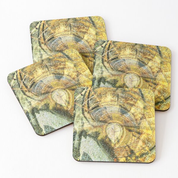 Item preview, Abstract (34)   A Wood Slice on Scorpion Green designed and sold by Larry Davis.