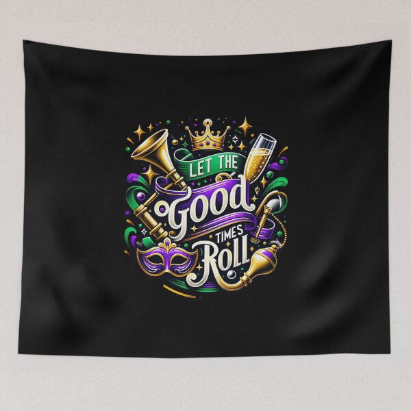 Item preview, Carnival Mode On – Fun Mardi Gras Parade Design for Apparel & Accessories designed and sold by artedigital99.