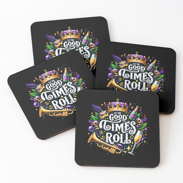 Item preview, New Orleans Mardi Gras Spirit – Festive Purple Green Gold Graphic designed and sold by artedigital99.