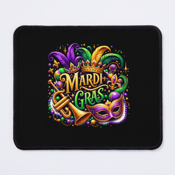 Item preview, Mardi Gras Celebration Design – Vibrant Carnival Art for Party Outfits designed and sold by artedigital99.